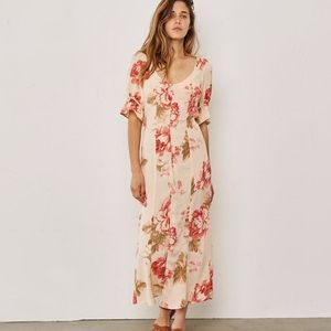 Christy Dawn Lennon Dress Rose Floral Print